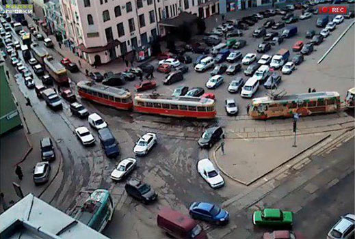 Транспортний колапс у Харкові