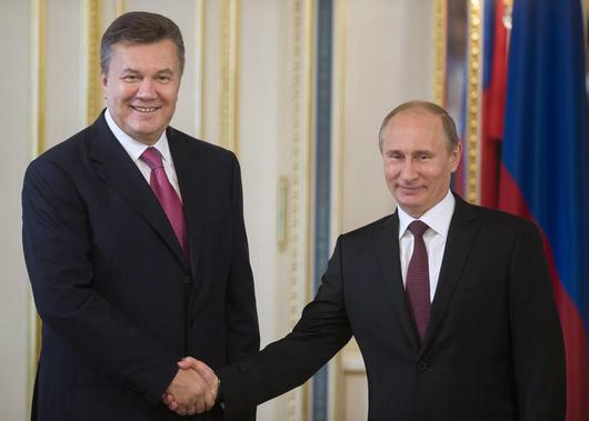Віктор Янукович та Володимир Путін