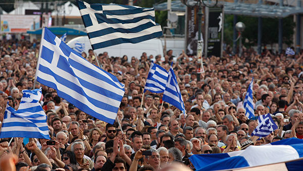 Мітинг у Греції