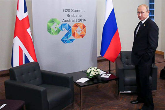 Володимир Путін на самміті "Великої двадцятки"